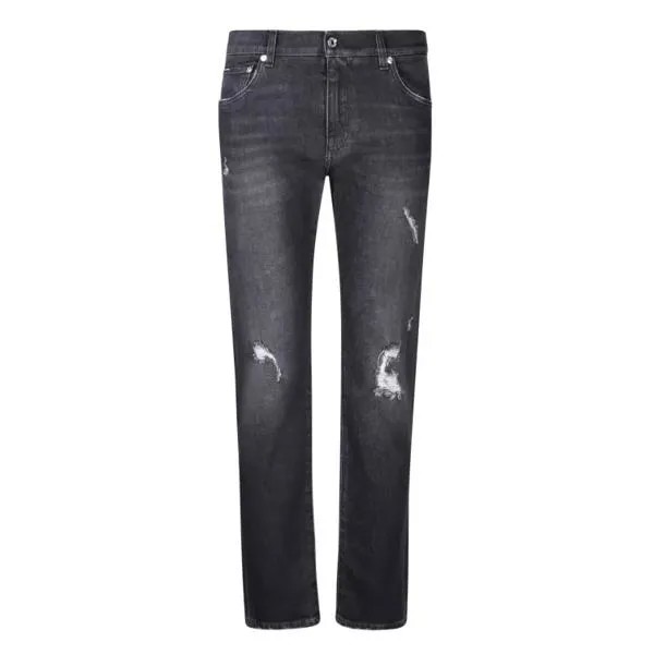 Джинсы slim fit denim jeans Dolce&Gabbana, черный