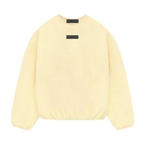 Толстовка Fear Of God Essentials Fear of God Essentials Polar Fleece Crewneck, желтый