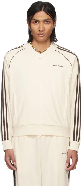 Кремового цвета Спортивная куртка adidas Originals Edition Statement Wales Bonner, цвет Chalk white