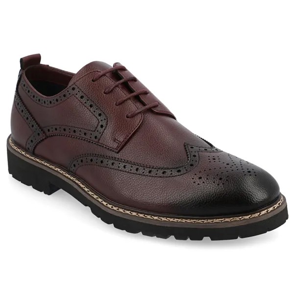 Мужские оксфорды Campbell Wing Tip Vance Co., бордовый