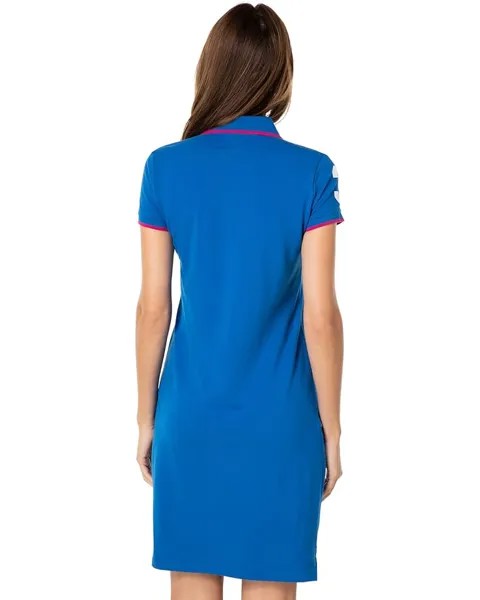 Платье U.S. POLO ASSN. Triple Crown Polo Dress, цвет Lapis Blue