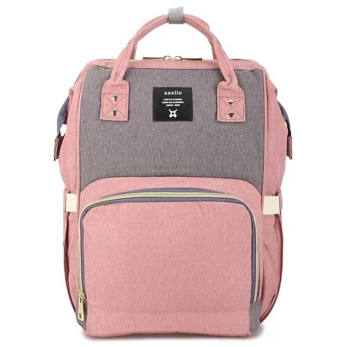 Женская сумка-рюкзак «Элина» 359 Pink/Grey