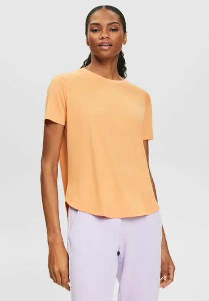 Спортивная футболка REGULAR FIT Esprit, цвет coral orange