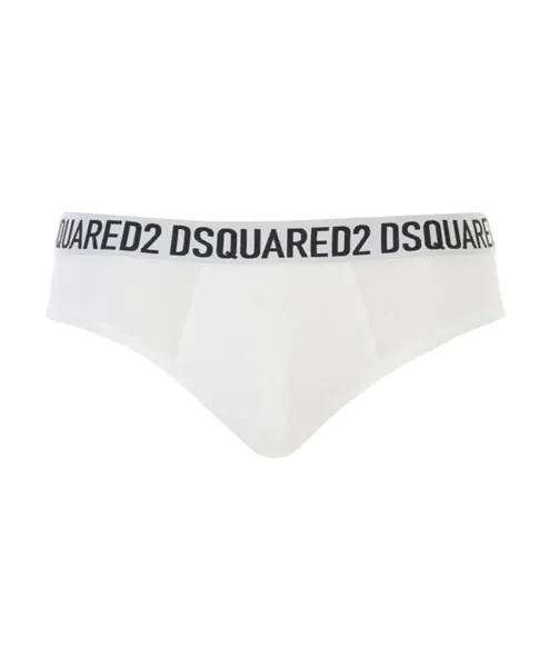 Интимные трусы с логотипом Dsquared2, белый