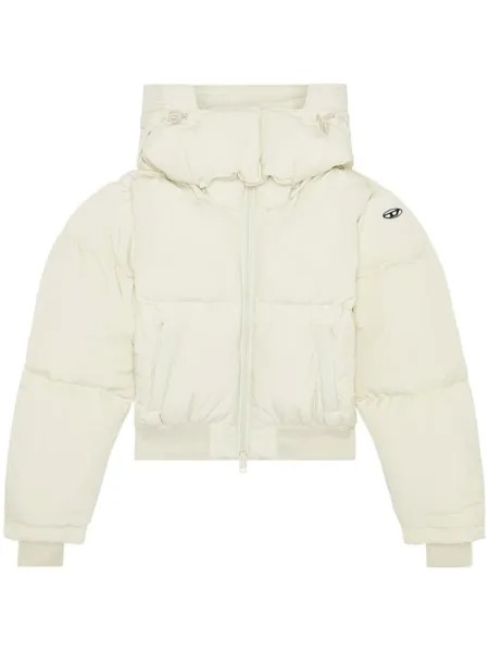Diesel укороченный пуховик W-Pety, нейтральный цвет