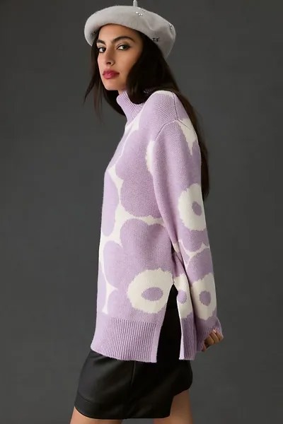 Свитер Marimekko Opaaki Unikko с узорами, лавандовый