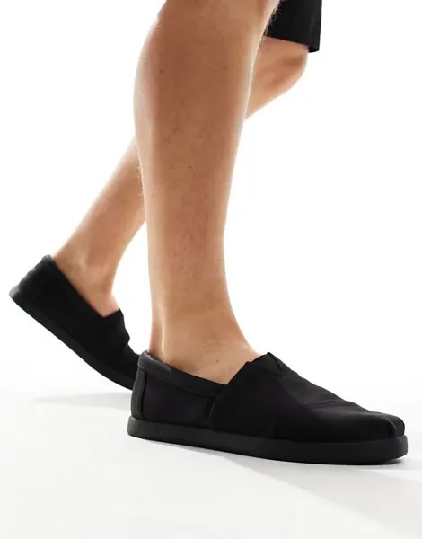 Черные эспадрильи Toms Alpargata Forward