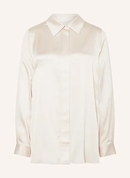 Шелковая блузка-рубашка Herzen'S Angelegenheit, бежевый