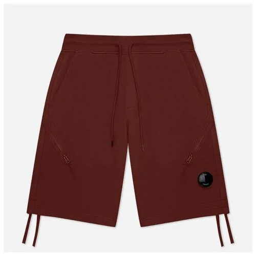 Мужские шорты C.P. Company Diagonal Raised Fleece Zipped Pocket красный, Размер XL