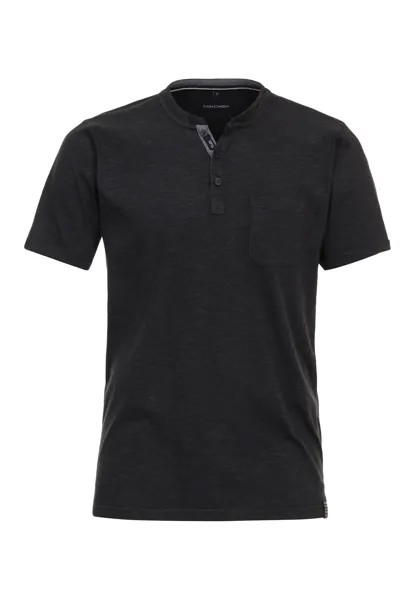 Футболка CASAMODA Henley, темно-зеленый