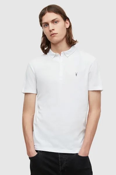 Поло BRACE SS POLO AllSaints, белый