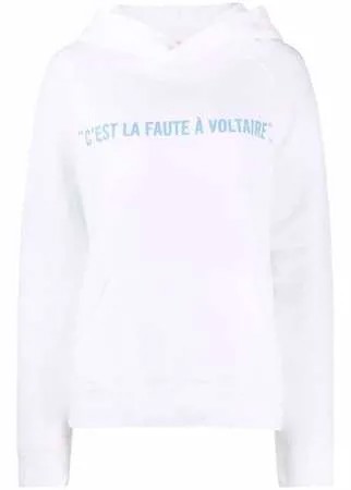 Zadig&Voltaire худи с длинными рукавами и фотопринтом