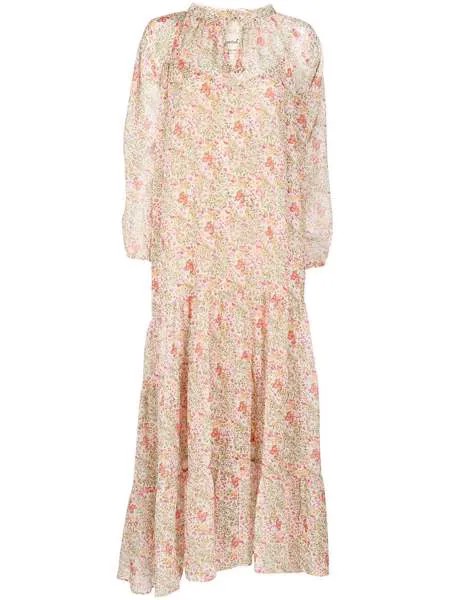 Bambah платье-кафтан Sandra с цветочным принтом