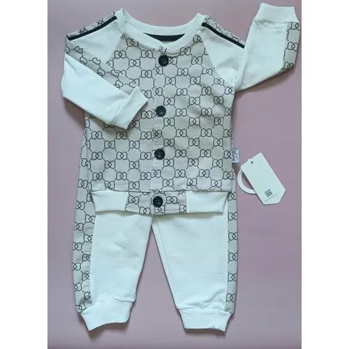 Комплект одежды By Murat Baby, размер 6-9, белый