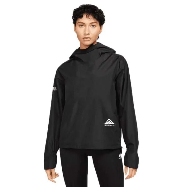 Черная водонепроницаемая женская беговая куртка Nike Trail Gore-Tex Infinium DM7565-010