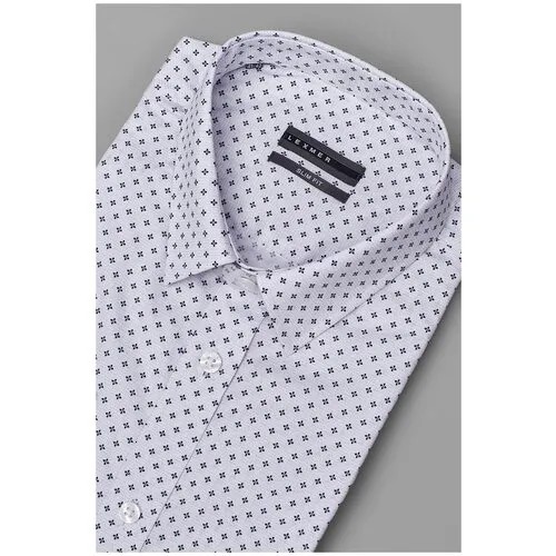 Рубашка LEXMER, размер 42, серый