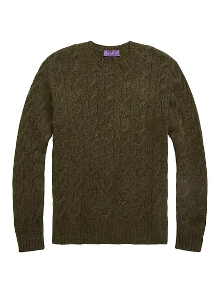 Кашемировый свитер с круглым вырезом Ralph Lauren Purple Label, цвет loden