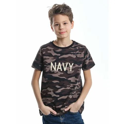 Футболка Mini Maxi, размер 128, хаки