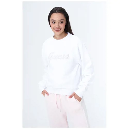 Утепленный свитшот GUESS JEANS W1BQ01_G011 Белый 46