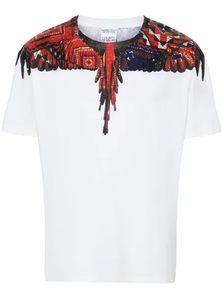Marcelo Burlon County of Milan футболка Bandana Wings, белый