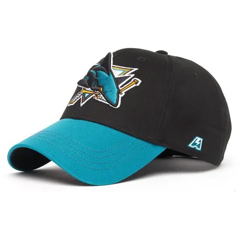Бейсболка Atributika & Club San Jose Sharks для мужчин и женщин, размер 55-58, черный