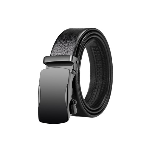 Ремень NO NAME, экокожа, металл, для мужчин, размер one size, длина 120 см., черный