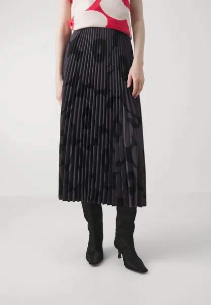 Юбка плиссе MYY UNIKKO Marimekko, черный