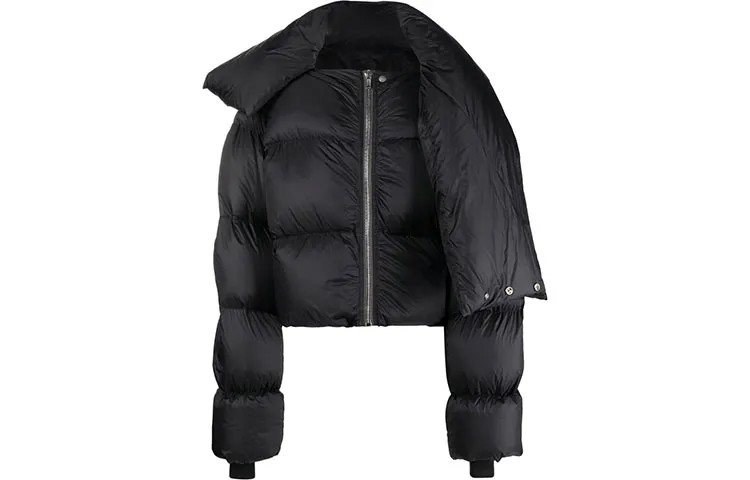 Пуховик женский черный Rick Owens