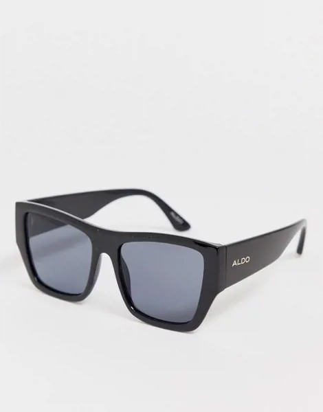 Солнцезащитные очки в массивной оправе Aldo-Черный