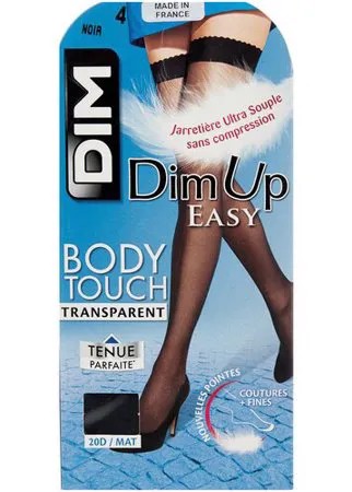 Чулки DIM Dim Up Body Touch Voile, 20 den, размер 4, noir (черный)