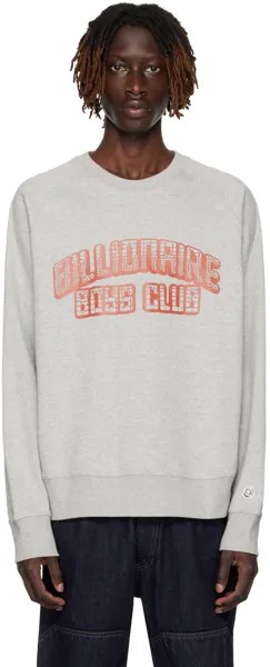 Серый свитшот с принтом Billionaire Boys Club