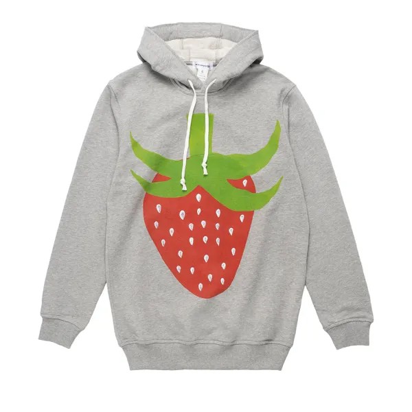 РУБАШКА Comme des Garçons Big Strawberry, серый цвет