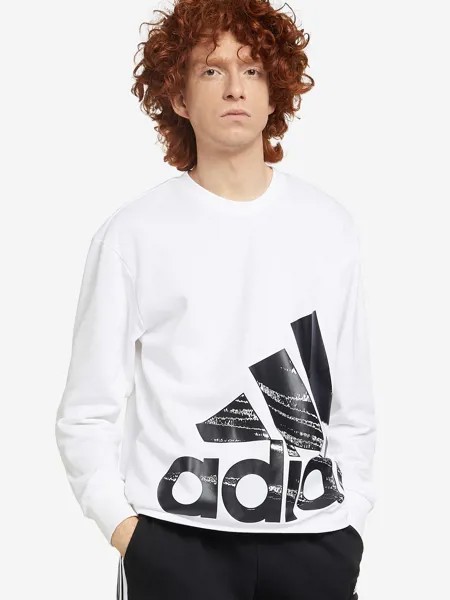 Свитшот мужской adidas Essentials Brandlove, Белый