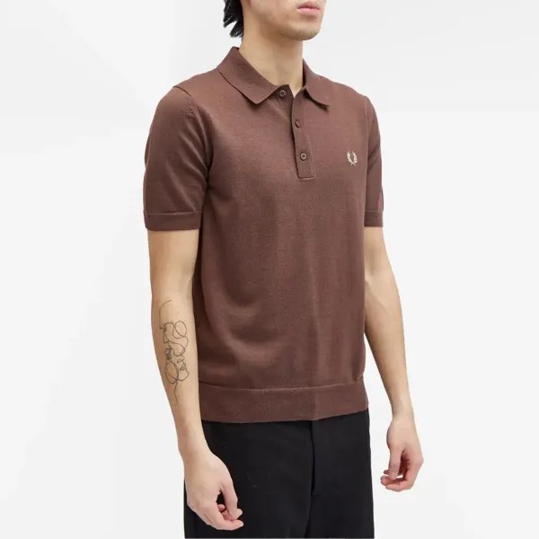 Fred Perry Классическая трикотажная рубашка-поло, красный