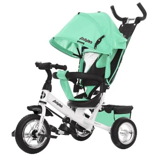 Трехколесный велосипед Moby Kids Comfort 10x8 EVA салатовый