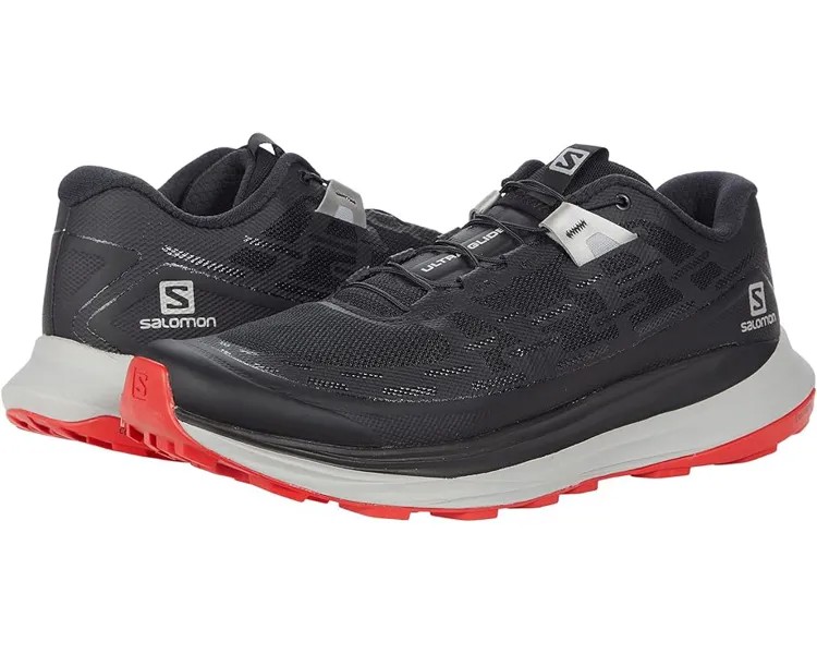 Кроссовки Salomon Ultra Glide, цвет Black/Alloy/Goji Berry