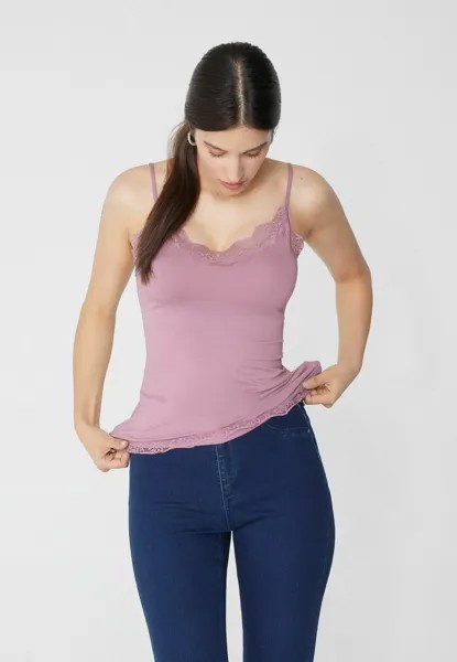 Топ Tezenis, светло-розовый меланж