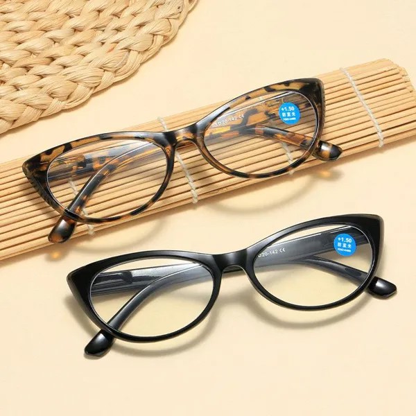 Классные Глаза Кошки Чтение очки Clear Объектив Presbyopia Spectacles очки No 1,0 2,0 3,0 4,0 Unisex
