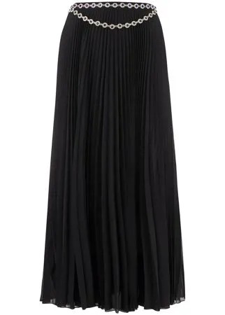 Christopher Kane юбка макси с кристаллами и плиссировкой