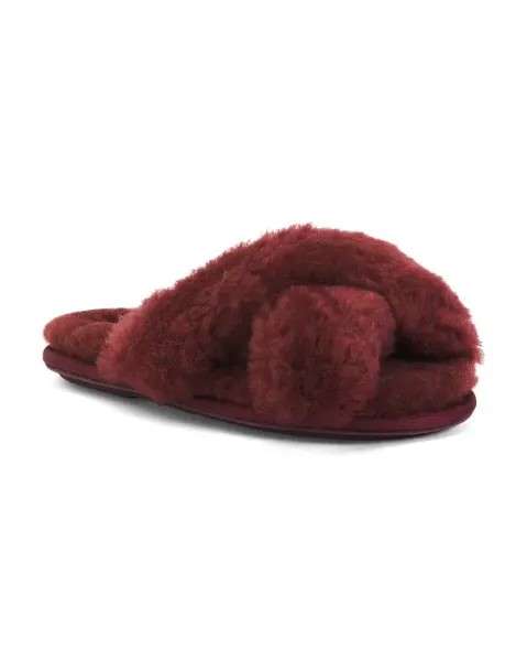 Уютные тапочки Finesse Bernie Mev, цвет Burgundy