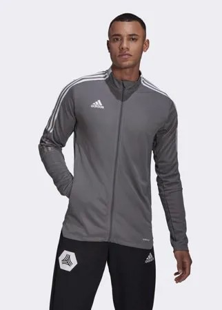 Олимпийка мужская Adidas GM7306 серая 2XL