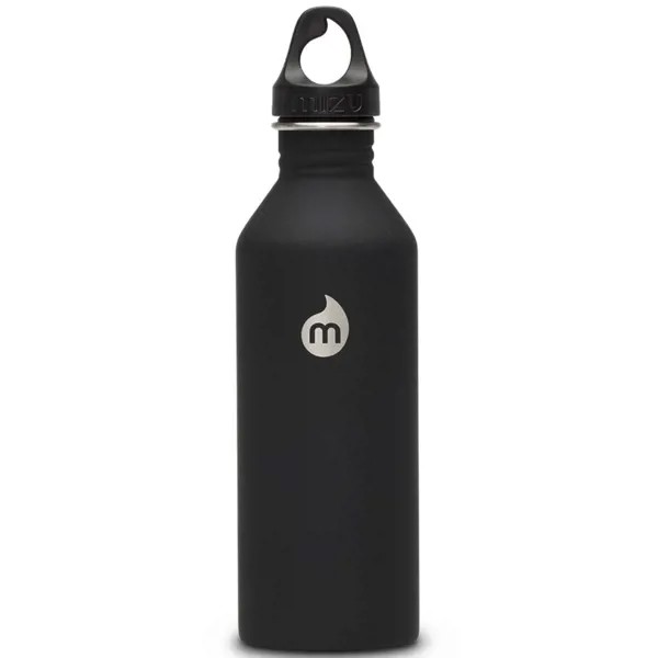 Бутылка для воды MIZU Mizu M8 A/S Stainless W Black Print & Loop Cap