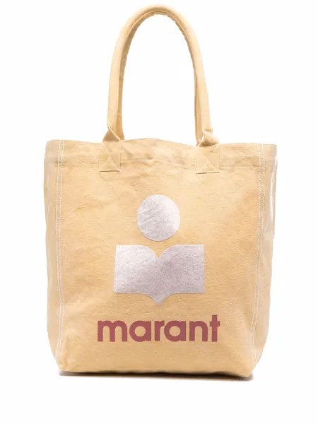 Isabel Marant Yenky logo-print tote bag