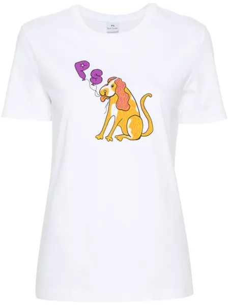 PS Paul Smith футболка Spaniel, белый