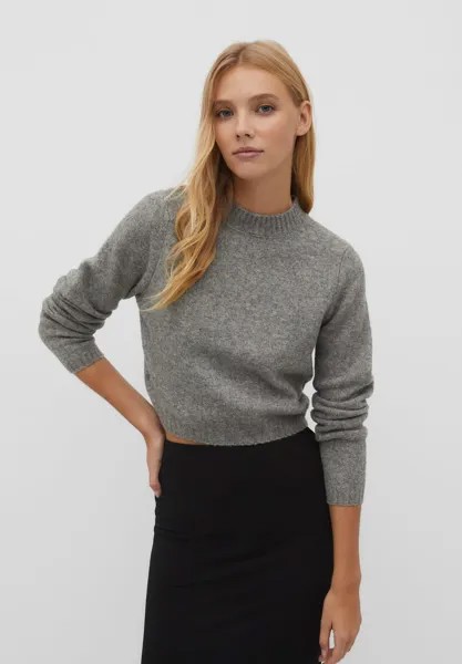 Свитер Soft Touch Cropped Stradivarius, цвет dark grey