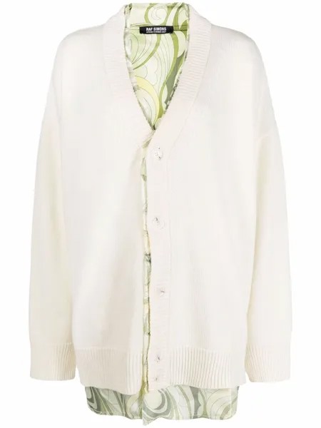 Raf Simons многослойный кардиган