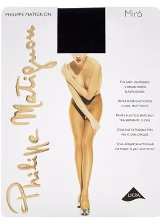 Колготки Philippe Matignon Miro, 15 den, размер 3-M, nero (черный)