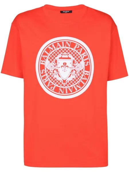 Balmain футболка Coin, красный