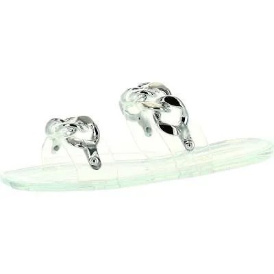 Kenneth Cole New York Womens Naveen Chain Jelly Jelly Sandals Shoes BHFO 8216