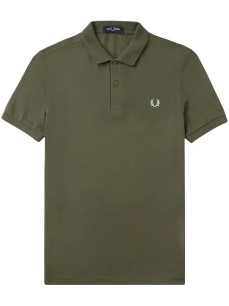 Fred Perry рубашка поло с вышитым логотипом, зеленый